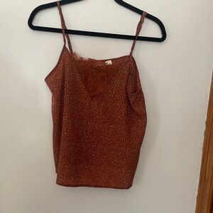 Silk tank top